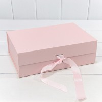 Коробка Прямоугольная 28,2*20*9,2 складная на магнитах Розовый 1/48 Арт: 721226/1534