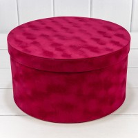 Коробки Круглые Набор 1/3 29,7*16 "Бархатный" Вишнёвый 1/6 Арт: 720955/5