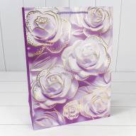 Пакет подарочный с тиснением "Цветы" (микс 113) 30*41,5*12 210г 1/20 1/80 Арт: 000113A - Пакет подарочный с тиснением "Цветы" (микс 113) 30*41,5*12 210г 1/20 1/80 Арт: 000113A