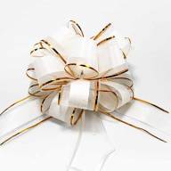 Бант-шар 5 см "С оргазной и золотой полосой" 1/50 1/1000 Арт: 000535-5 - Бант-шар 5 см "С оргазной и золотой полосой" 1/50 1/1000 Арт: 000535-5