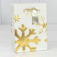 Пакет подарочный "Новый год" (микс 403) 14*20*8 210г 1/20 1/480 Арт: 300403G - Пакет подарочный "Новый год" (микс 403) 14*20*8 210г 1/20 1/480 Арт: 300403G