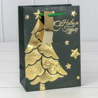 Пакет подарочный "Новый год" (микс 403) 14*20*8 210г 1/20 1/480 Арт: 300403G - Пакет подарочный "Новый год" (микс 403) 14*20*8 210г 1/20 1/480 Арт: 300403G