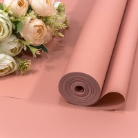 Плёнка 0,59*34м 900г "Корейская" 65мкм Бледный пурпурно-розовый 1/6 1/12 Арт: 90038/3519