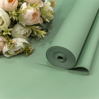 Плёнка 0,59*34м 900г "Корейская" 65мкм Бледно-зелёный-558 1/6 1/12 Арт: 90038/558