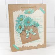 Пакет подарочный с 3D аппликацией "Цветы" (микс 115) 26*32*10 210г 1/20 1/240 Арт: 000115C - Пакет подарочный с 3D аппликацией "Цветы" (микс 115) 26*32*10 210г 1/20 1/240 Арт: 000115C