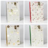 Пакет подарочный &quot;Новый год&quot; (микс 401) 42*64*25 210г 1/20 1/60 Арт: 300401N - Пакет подарочный "Новый год" (микс 401) 42*64*25 210г 1/20 1/60 Арт: 300401N