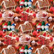 Бумага в листах 70*100 ±5% (25 шт.) 80г &quot;С Новым годом&quot; (микс 122) 1/10 Арт: 000402/122 - Бумага в листах 70*100 ±5% (25 шт.) 80г "С Новым годом" (микс 122) 1/10 Арт: 000402/122