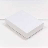 Коробка Прямоугольная 11*8*3,4 "Ромбики" Белый 1/12 1/240 Арт: 612118/2 - Коробка Прямоугольная 11*8*3,4 "Ромбики" Белый 1/12 1/240 Арт: 612118/2